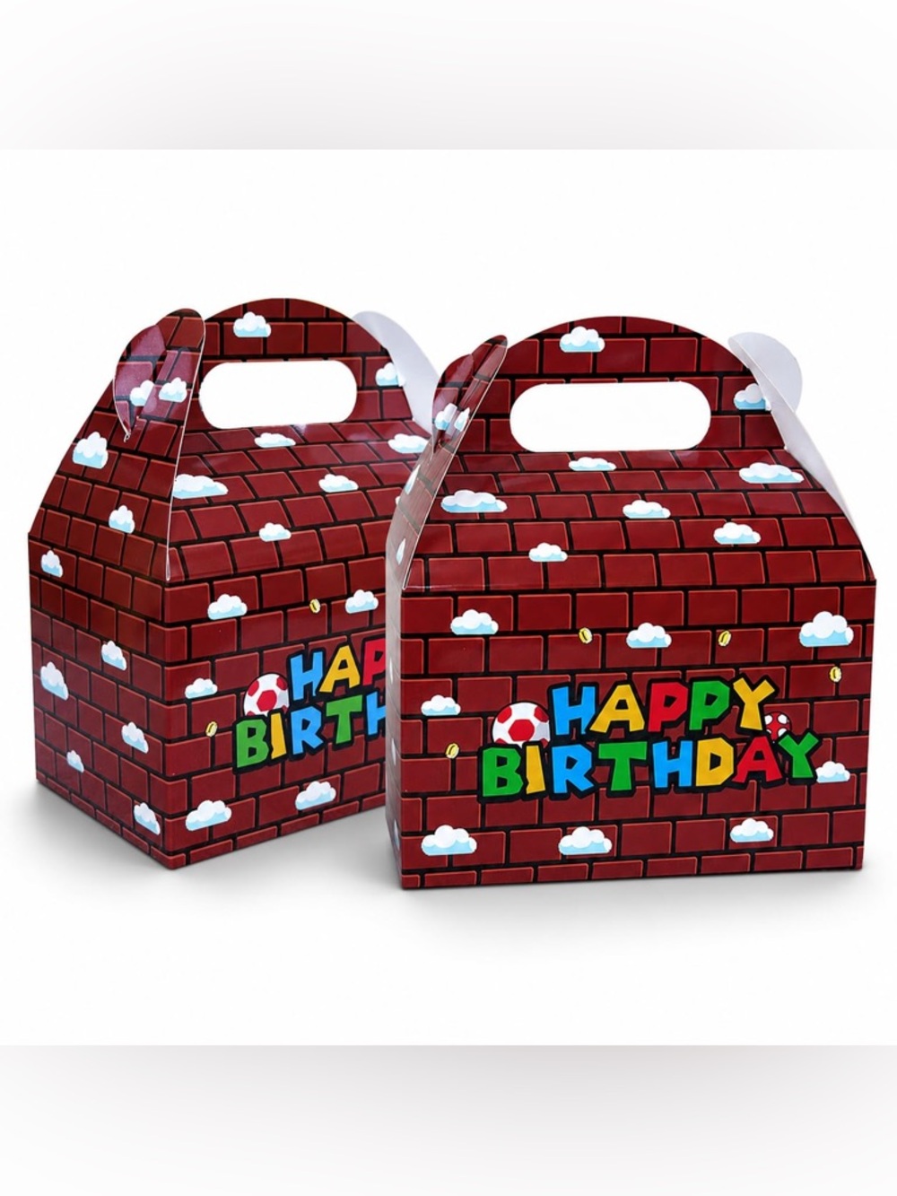 Super Bros Party Favor Gift Boxes